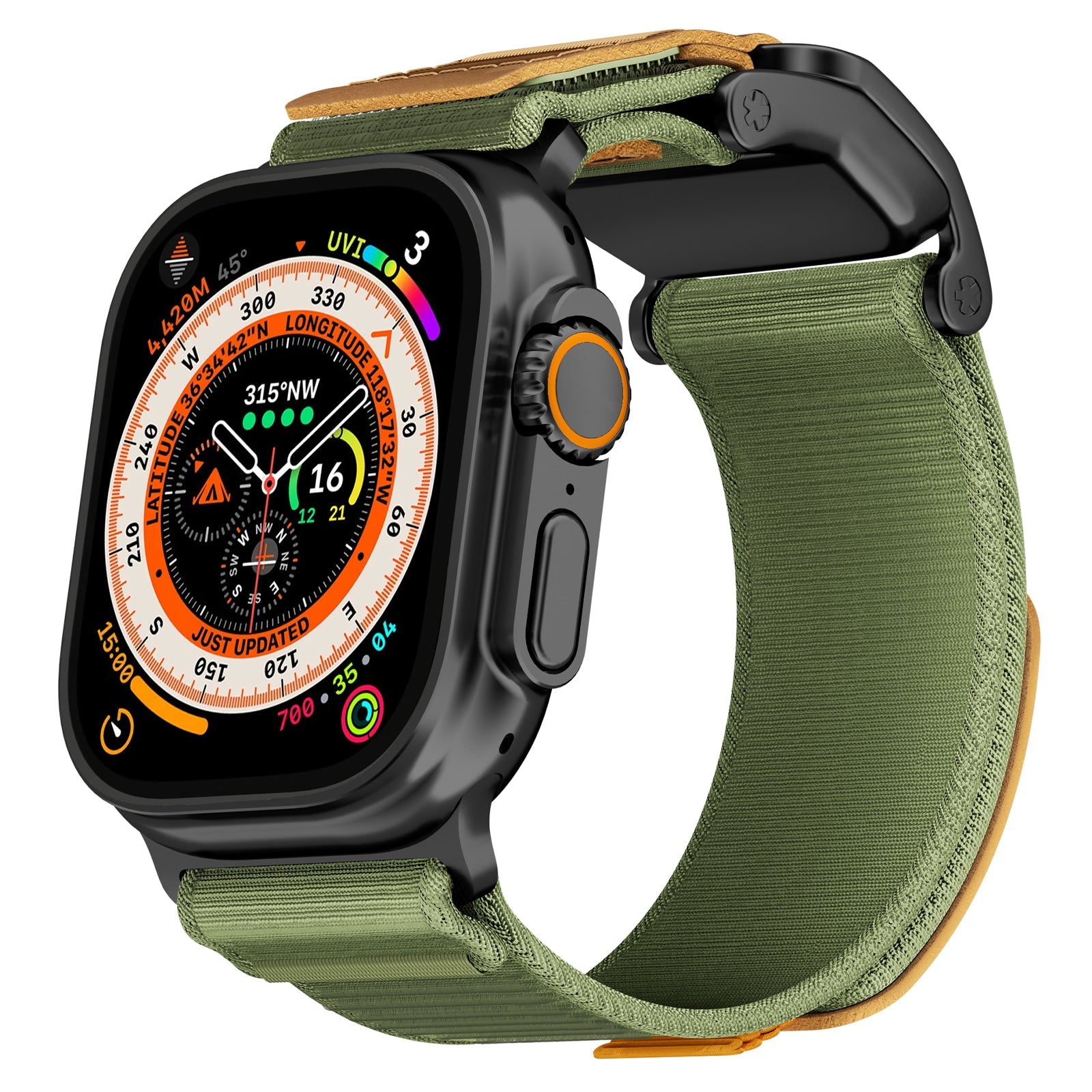 Mag Buckle Nylon Band For Apple Watch