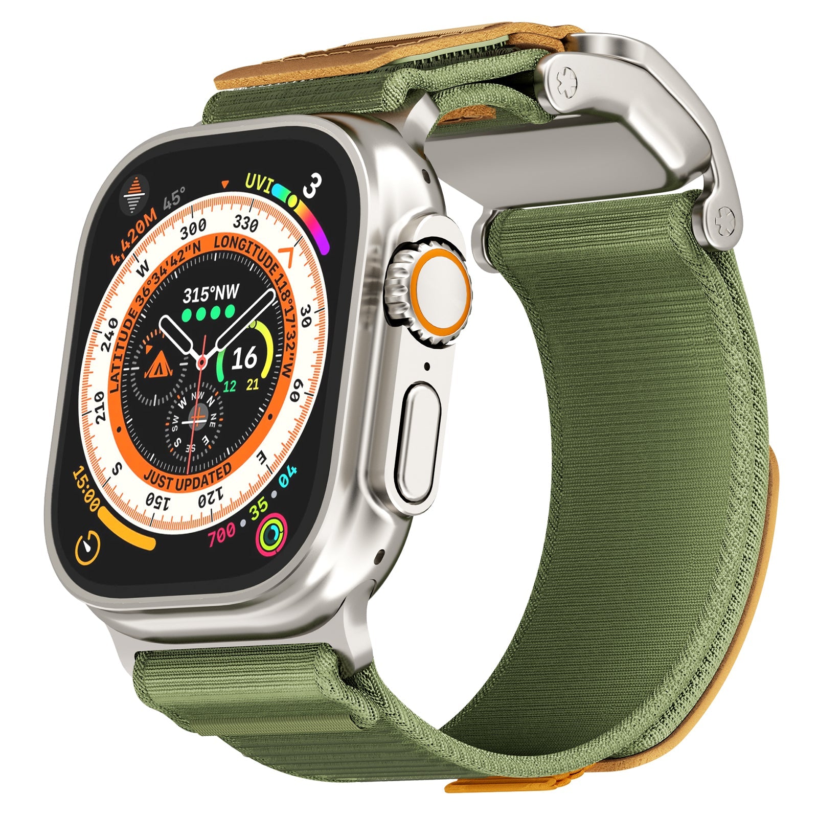 Mag Buckle Nylon Band For Apple Watch