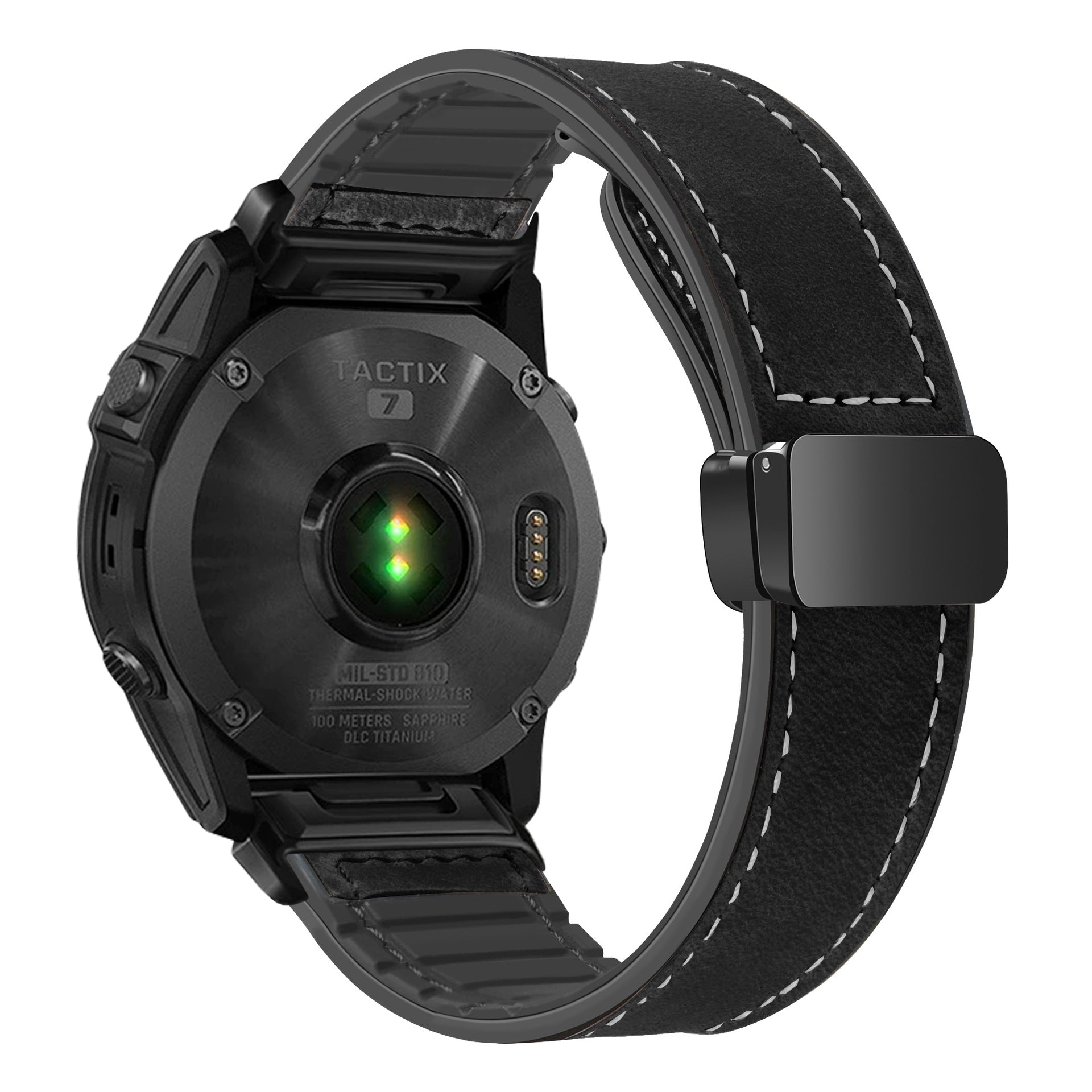 Silicone Magnetic Leather Strap For Garmin