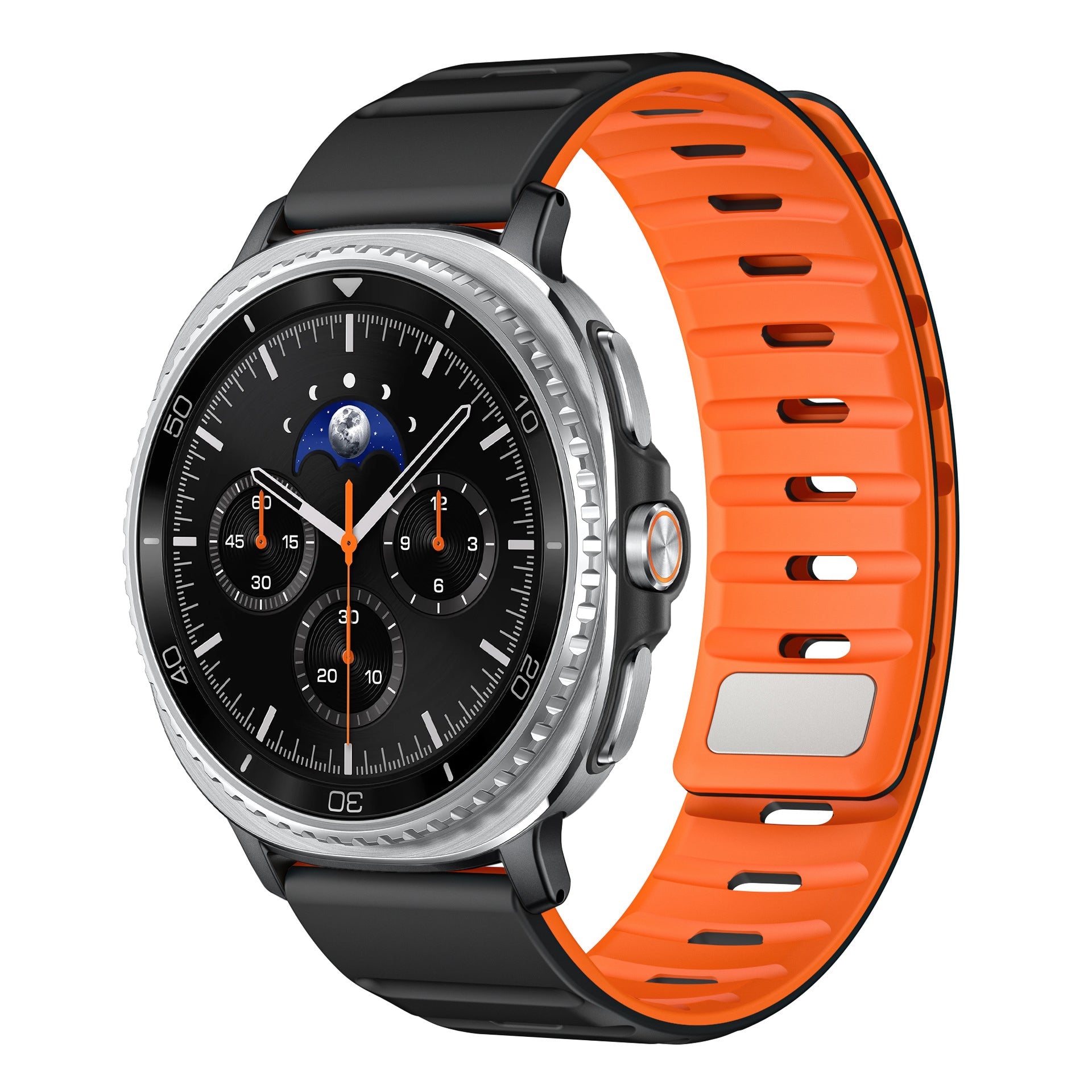 Sport Silicone Magnetic Buckle Watch Strap for Samsung Galaxy Watch 7 Ultra