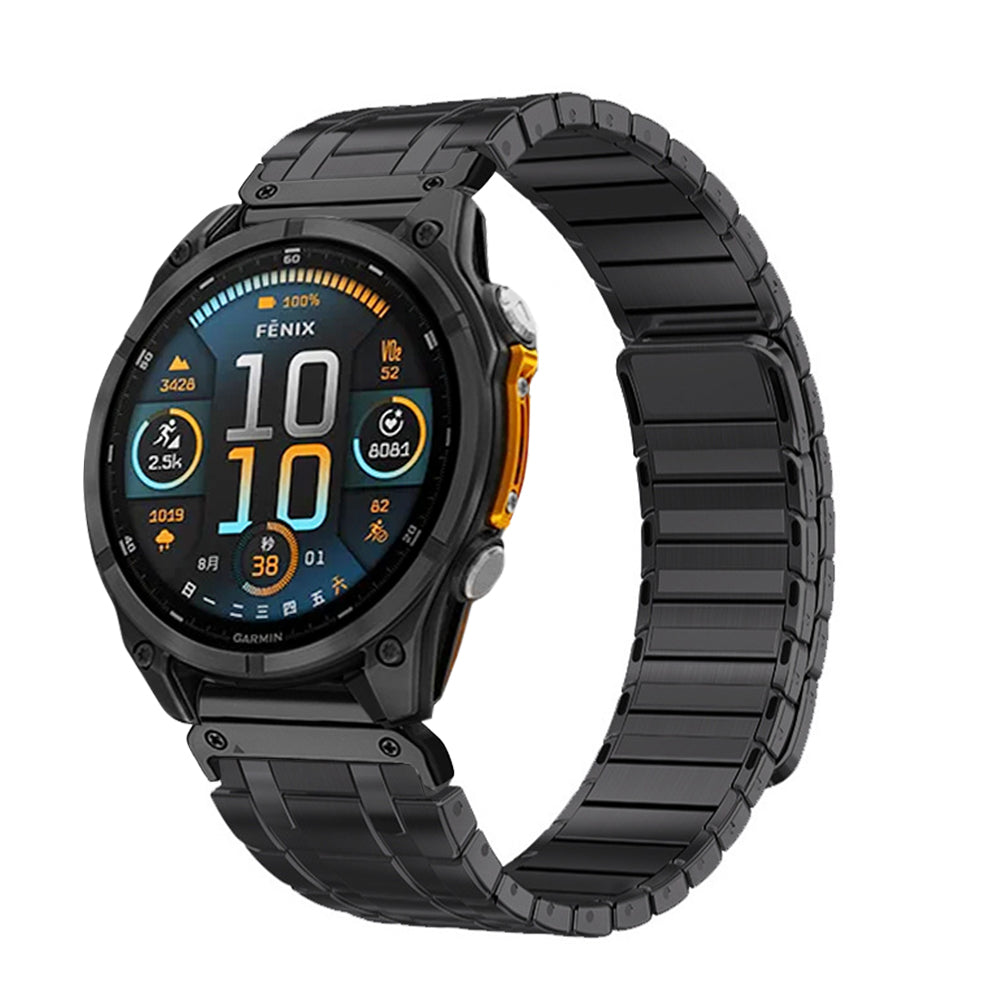AP Frosted Stainless Steel Magnetic Band For Garmin Watch 26mm