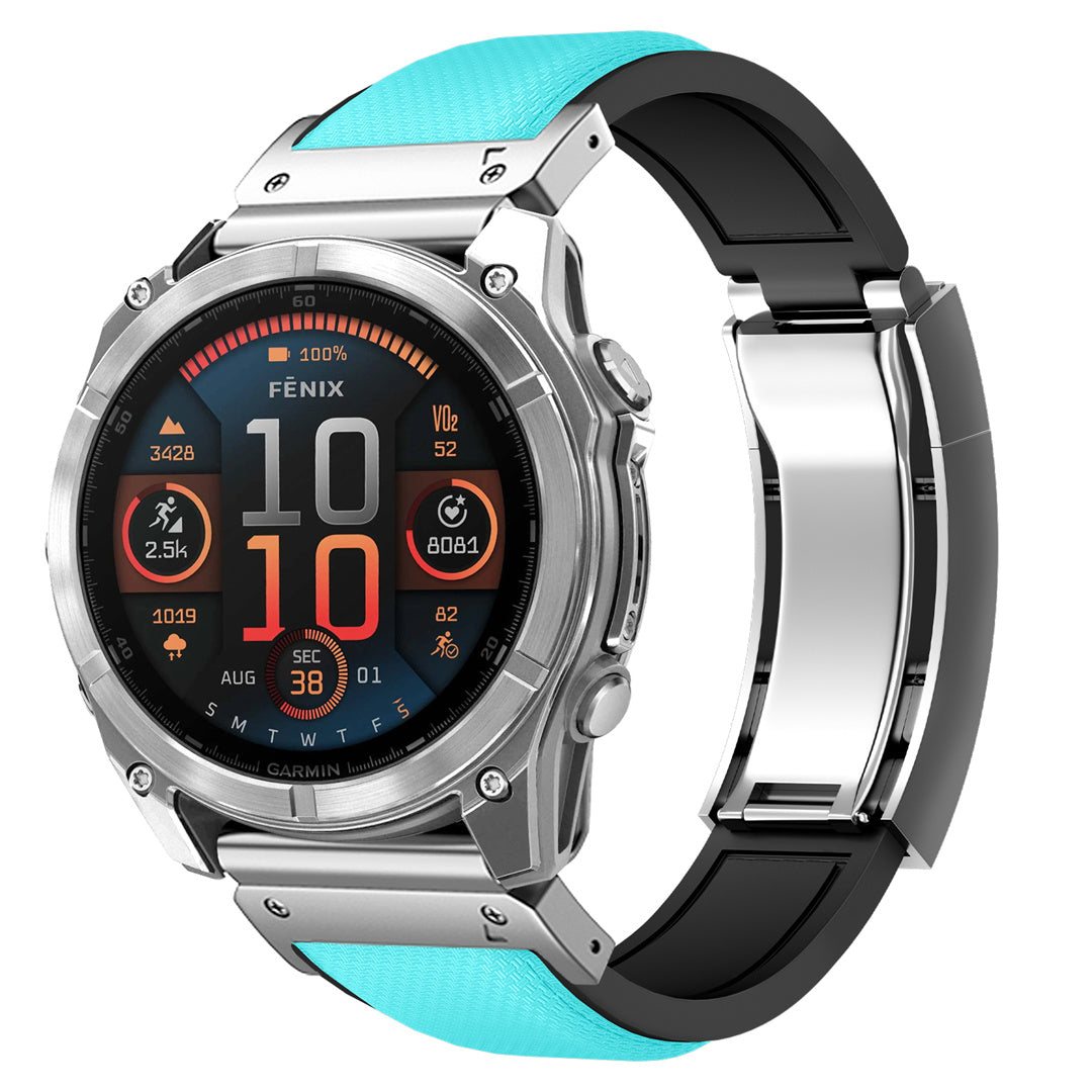 FKM Rubber “R” Buckle Strap For Garmin