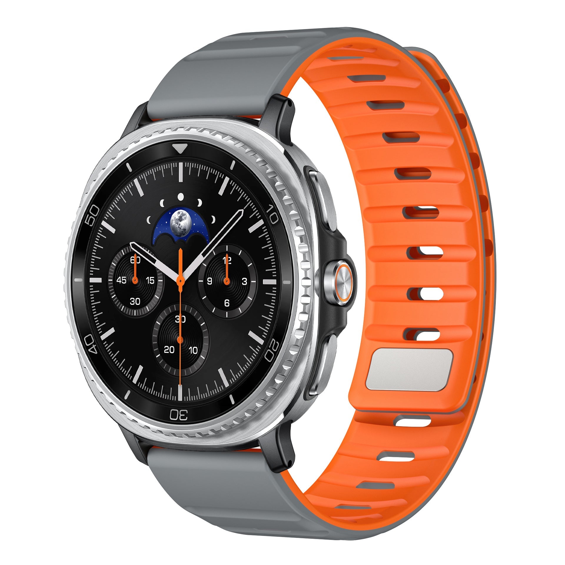 Sport Silicone Magnetic Buckle Watch Strap for Samsung Galaxy Watch 7 Ultra