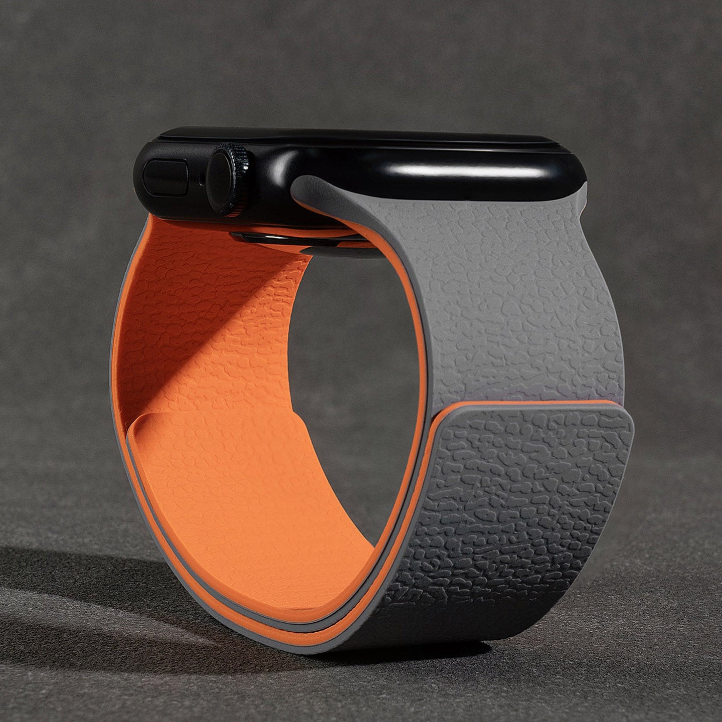 Texture Design-Magnetic Silicone Strap for Apple Watch