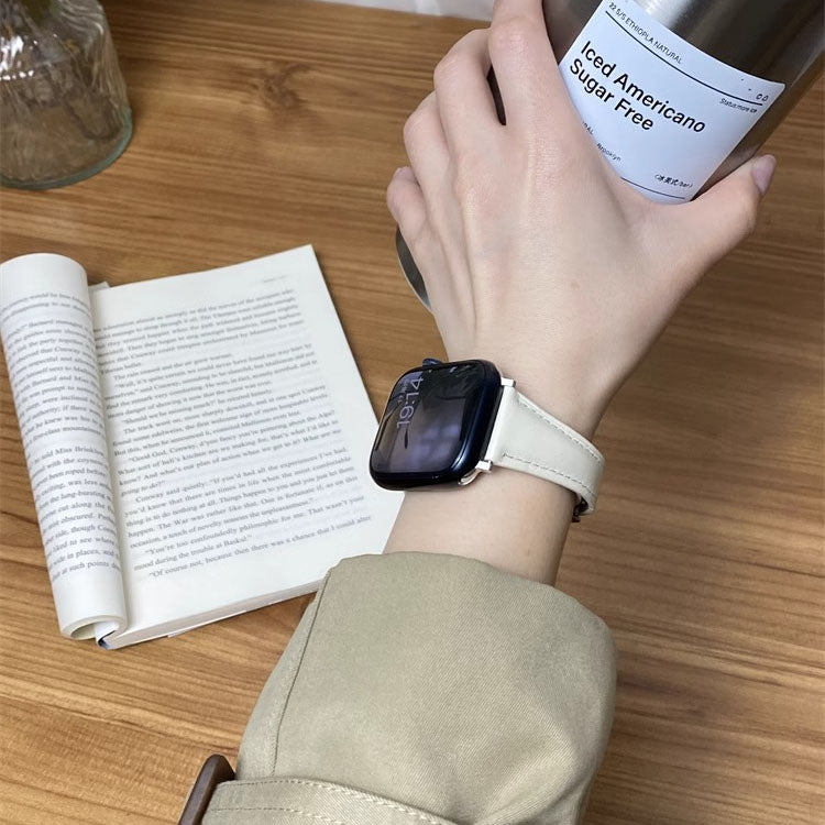 Shiny Leather Band for Apple Watch