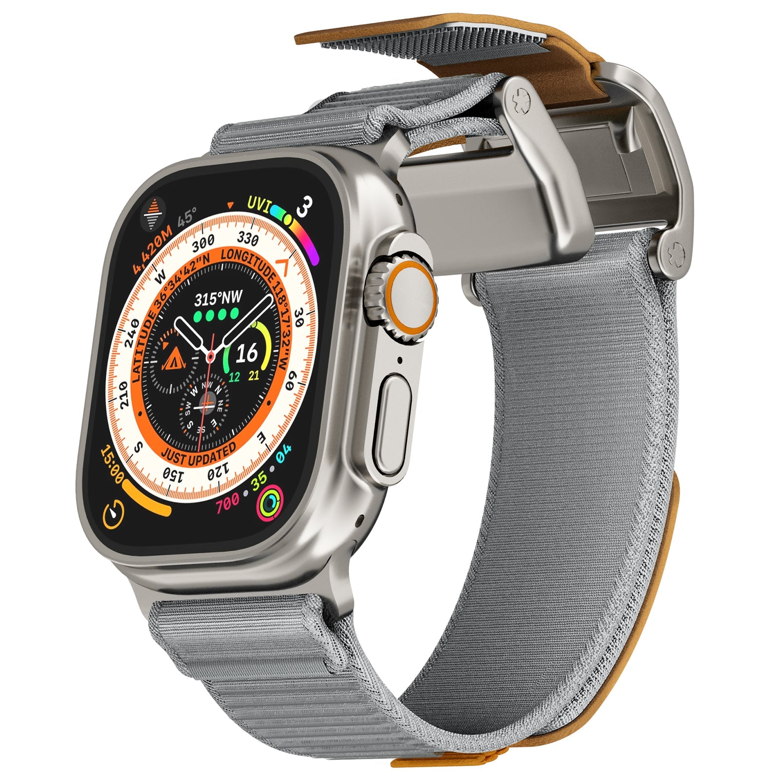 Mag Buckle Nylon Band For Apple Watch
