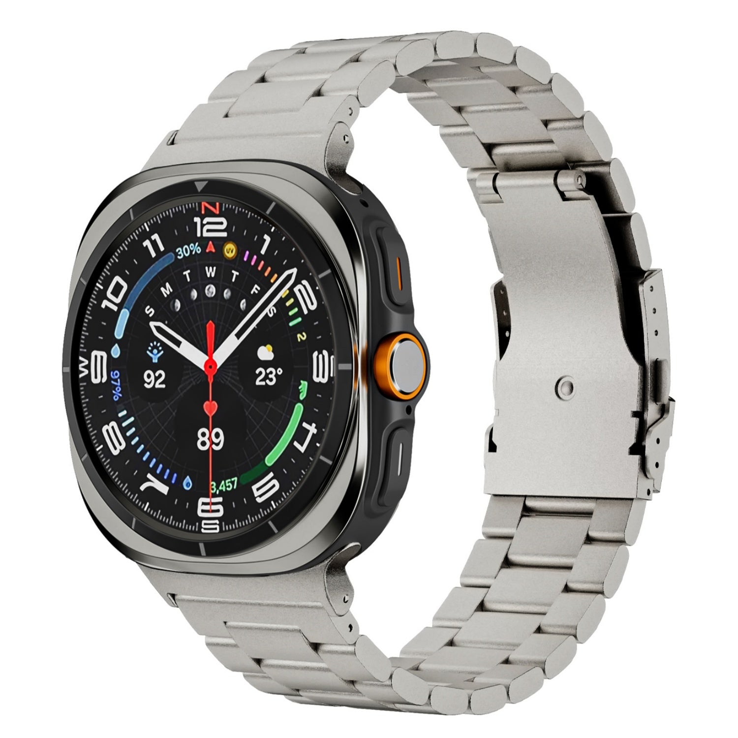 Business Style Titanium Band For Galaxy Watch Ultra/ Galaxy Watch 8 Classi