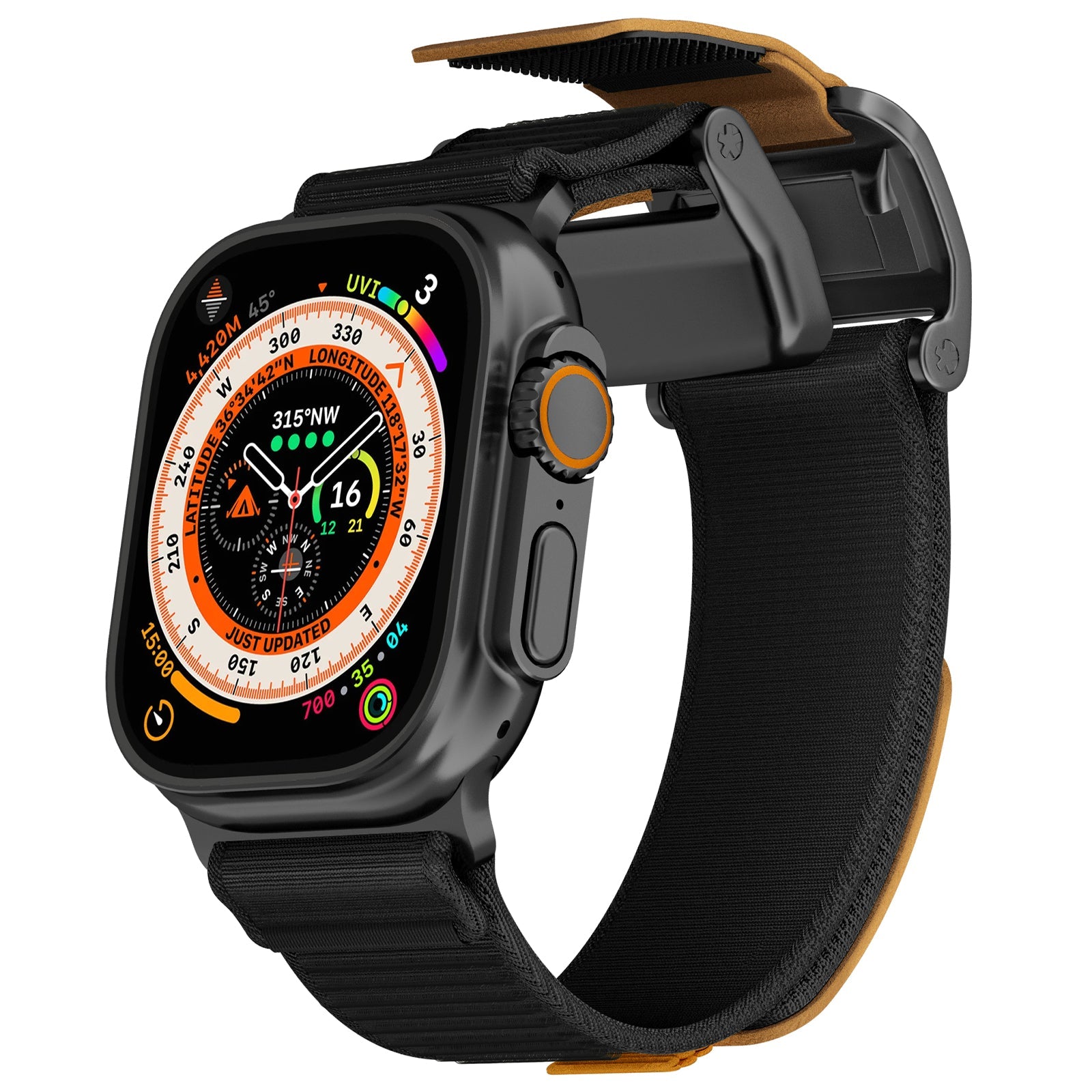 Mag Buckle Nylon Band For Apple Watch