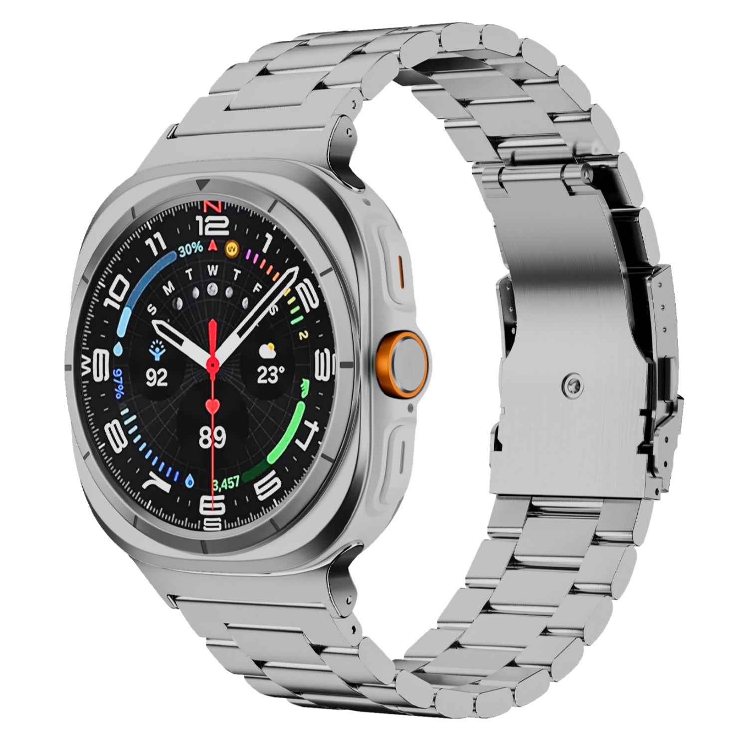 Business Style Titanium Band For Galaxy Watch Ultra/ Galaxy Watch 8 Classi