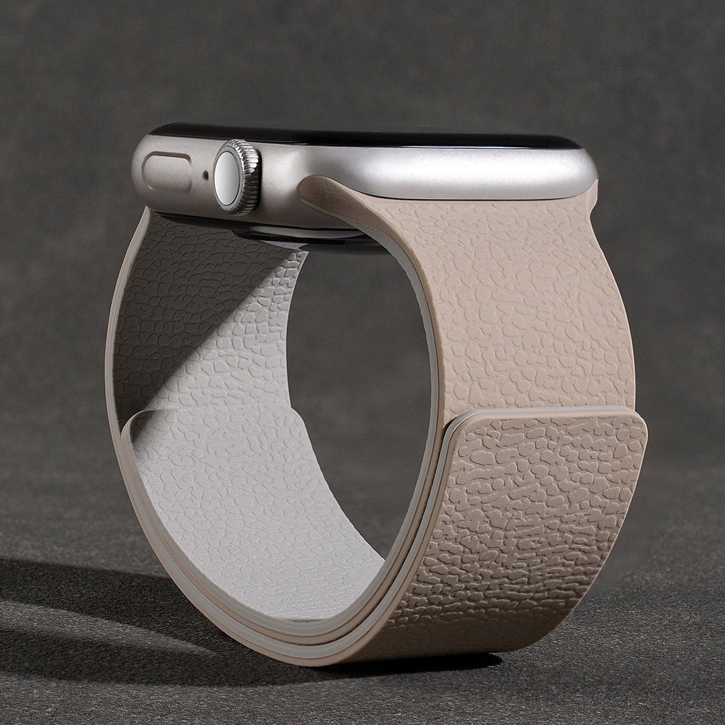 Texture Design-Magnetic Silicone Strap for Apple Watch
