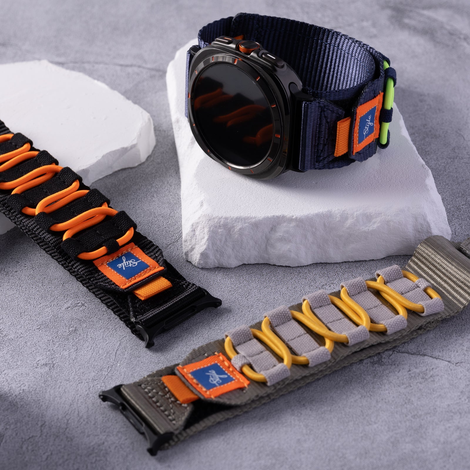 Designer Nylon Woven Band For Samsung Watch Ultra/Watch 8 Classic/7/6/5/4/pro