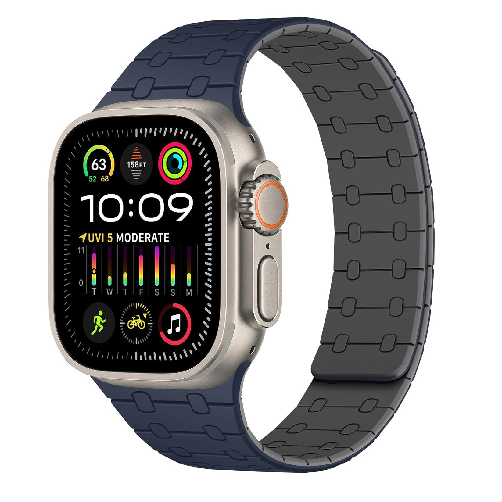 Magnetic Silicone Strap For Apple Watch