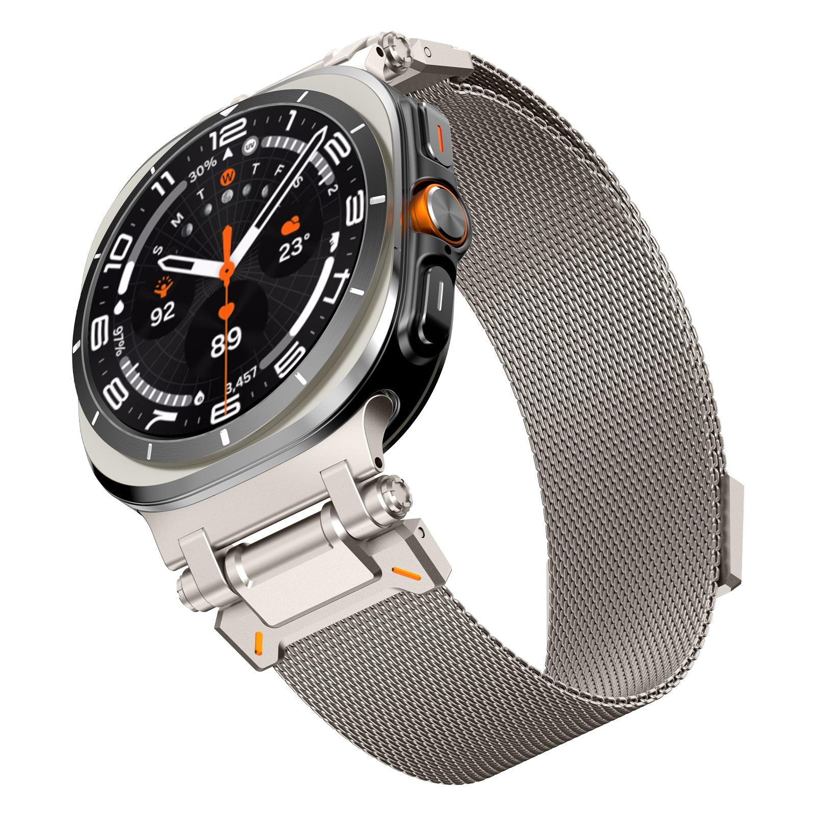 Milanese Loop with Magnetic Clasp Bands For Samsung Galaxy Watch Ultra