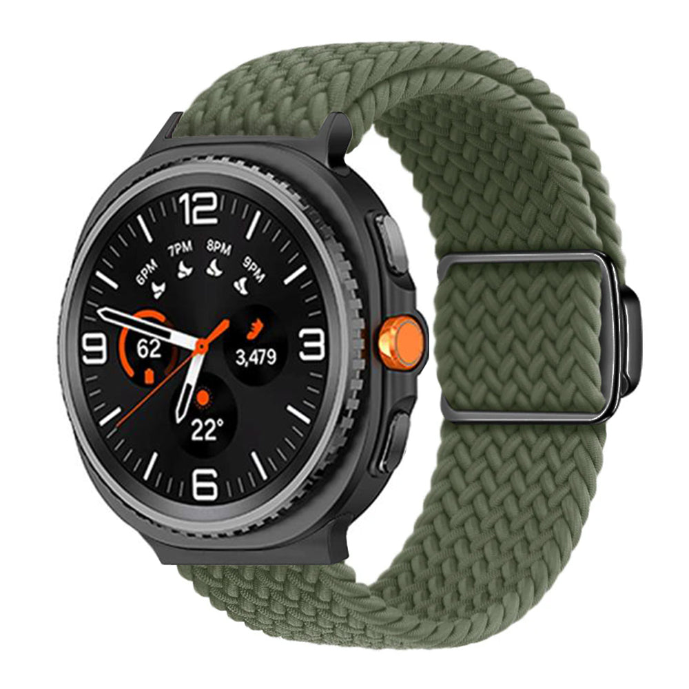 Magnetic Buckle Woven Nylon Strap For Samsung Galaxy Watch