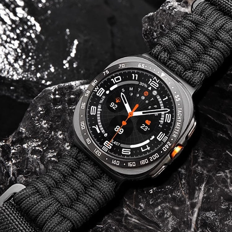 Outdoor Nylon Woven Watch Band for Samsung Galaxy Watch Ultra