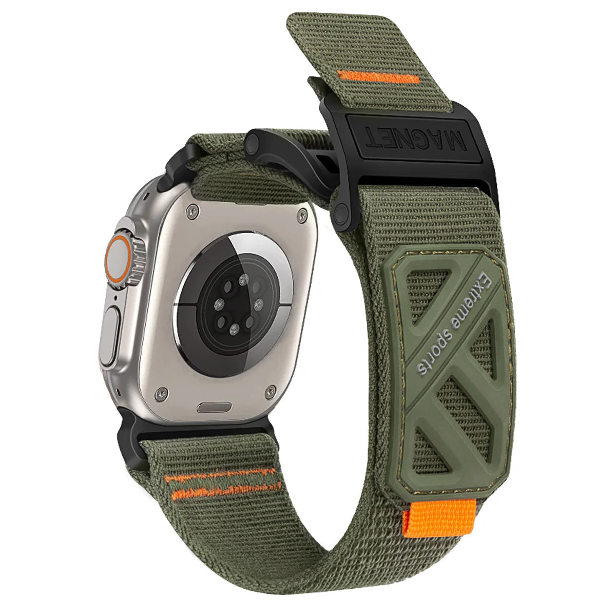 Nylon Magnetic Buckle Band For Apple Watch