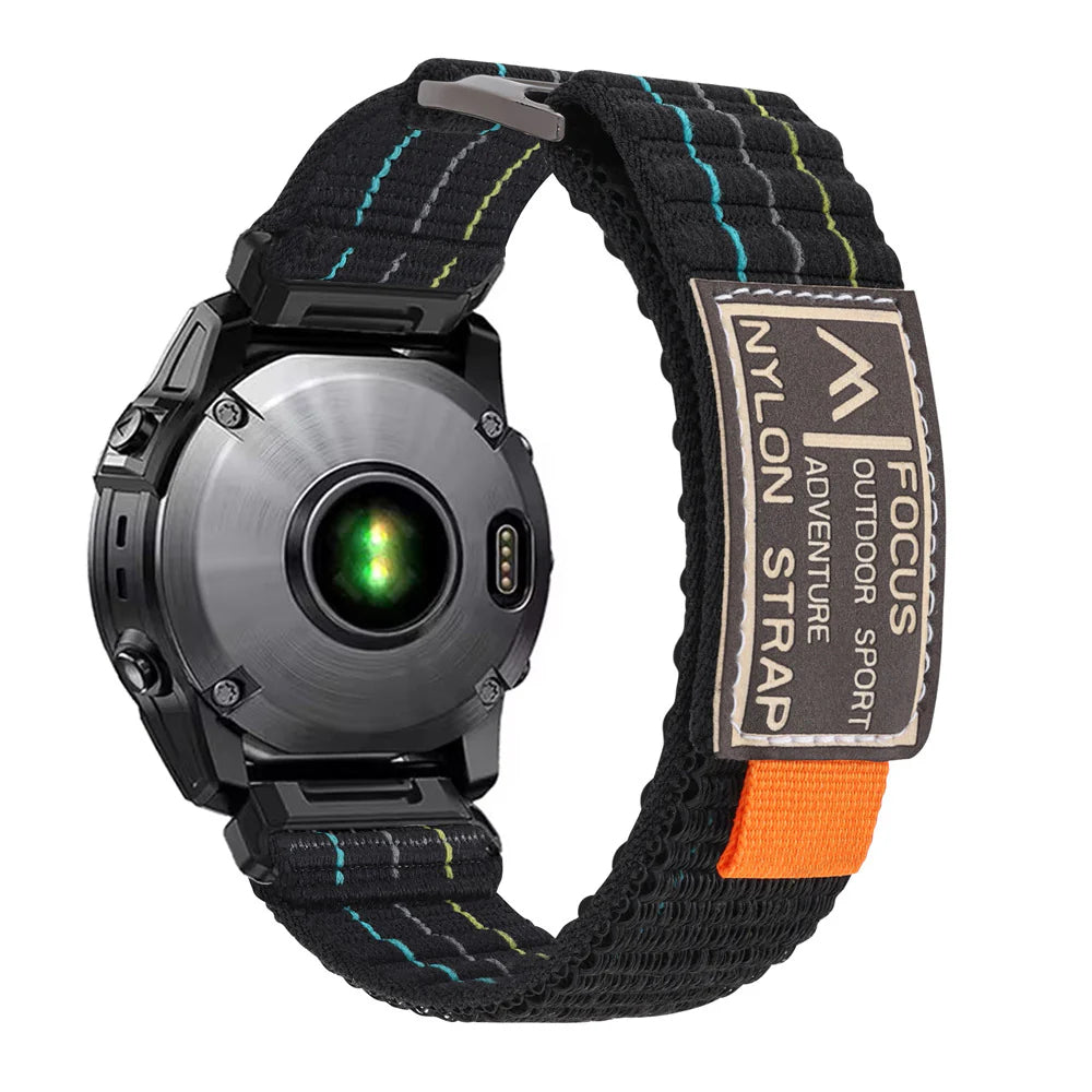 FOCUS Trail Loop Nylon Band For Garmin Fenix 8 7X 6X Pro