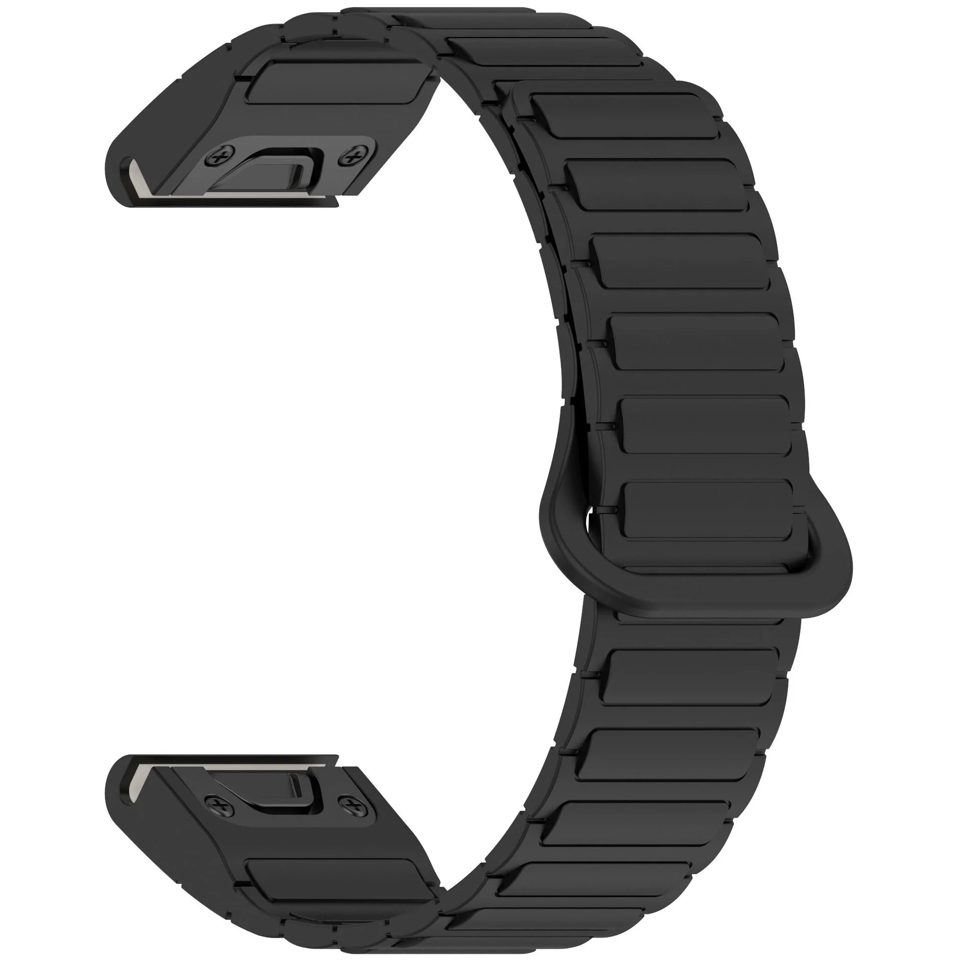 Silicone Magnetic Loop Band For Garmin Fenix 8 5X 6 Pro 6X 7 7X