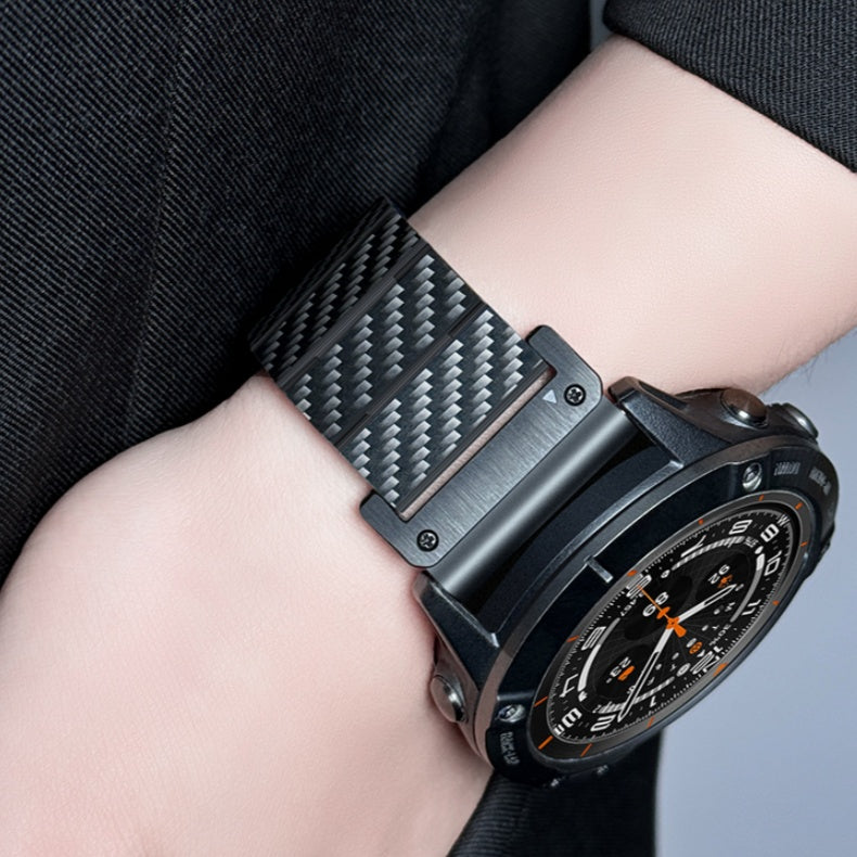 Carbon Fiber Band For Garmin Fenix 8 7X 6X Pro