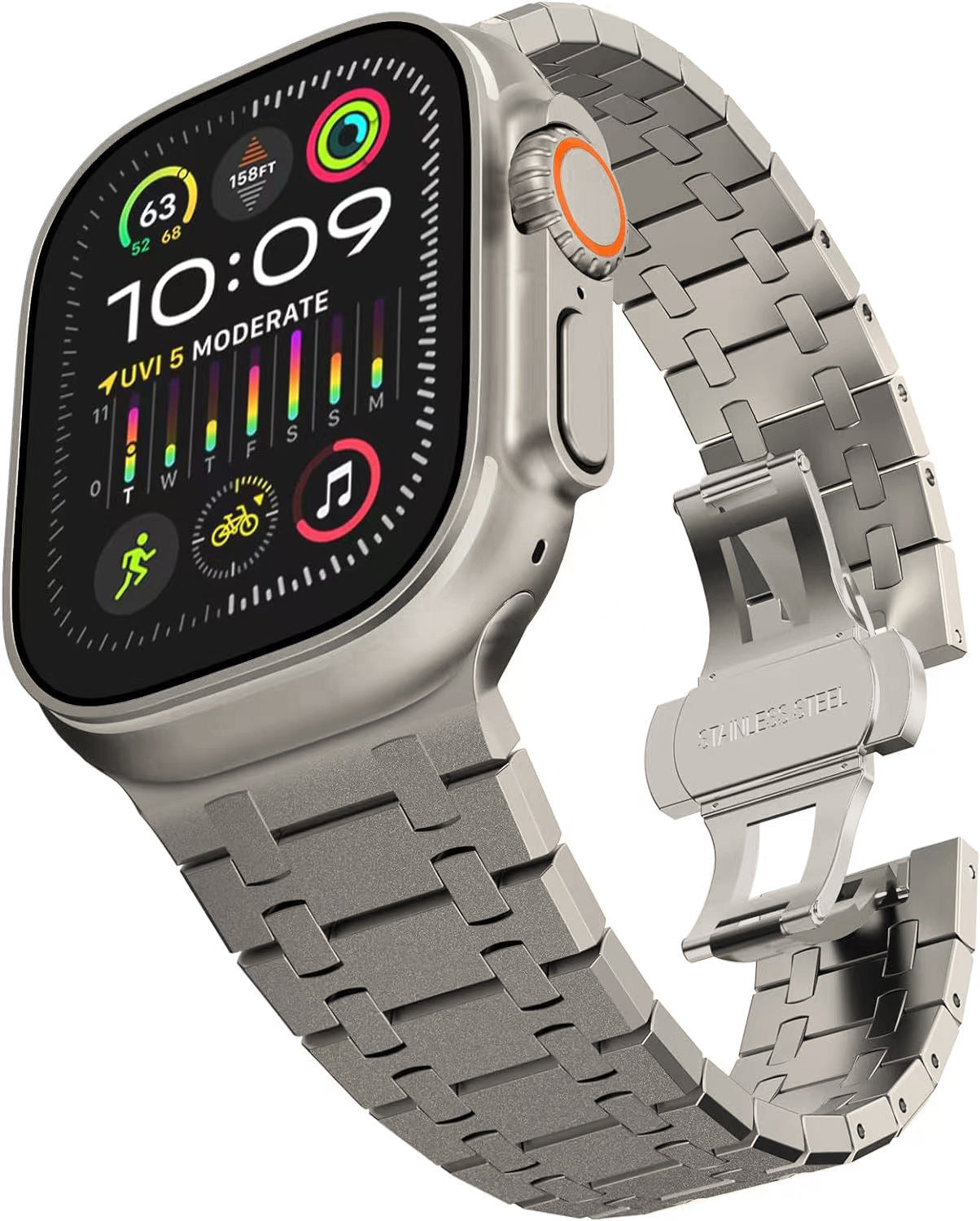 AP Stainless Steel Double Chain Refit Band