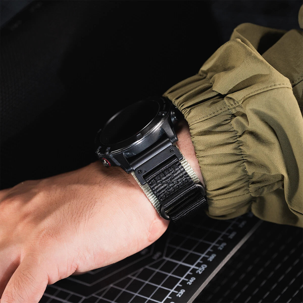 Tactics Nylon Watch band For Garmin Fenix/Garmin Enduro/Garmin D2/Garmin Instinct