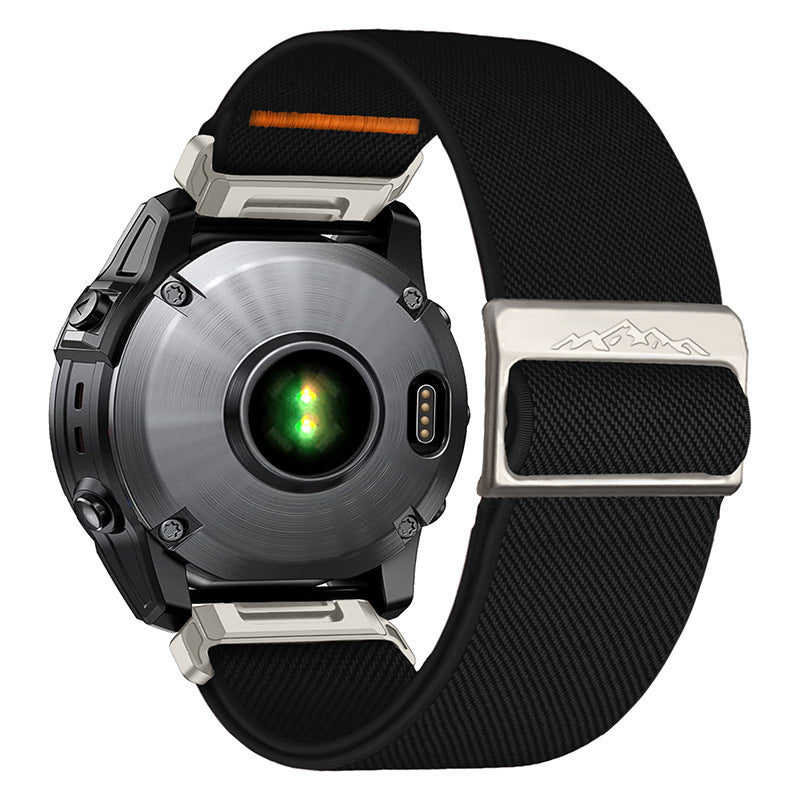Elastic Nylon Loop Watch Band Strap For Garmin Fenix 8 7X 6 6X Pro 5 5X
