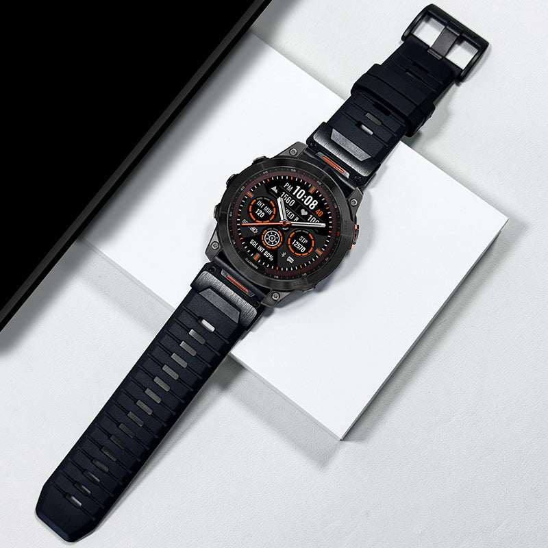 FKM Rubber Band For Garmin Fenix 8 7X 6X