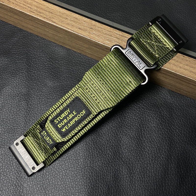 Nylon Canvas Loop Velcro Strap For Garmin