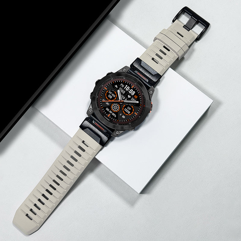FKM Rubber Band For Garmin Fenix 8 7X 6X