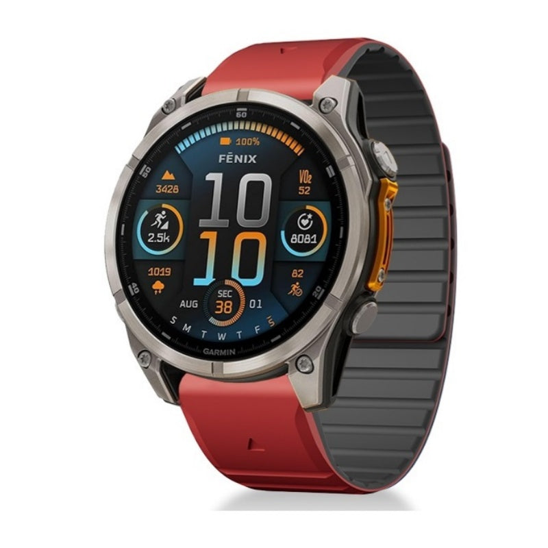 Silicone Magnetic Watch Strap For Garmin Watch