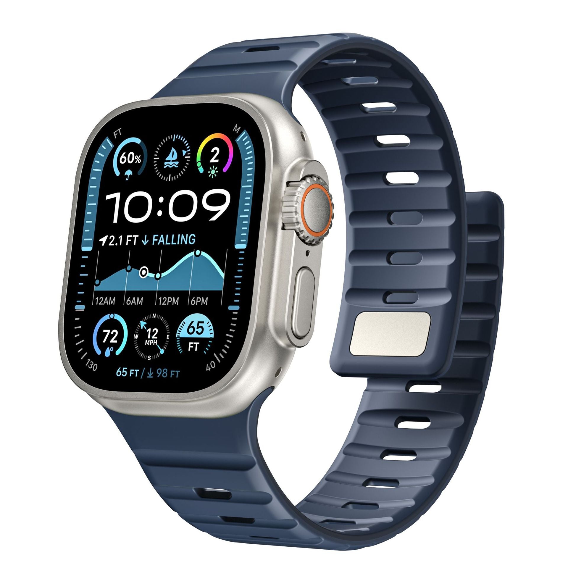 Simple Silicone Magnetic Buckle For Apple Watch