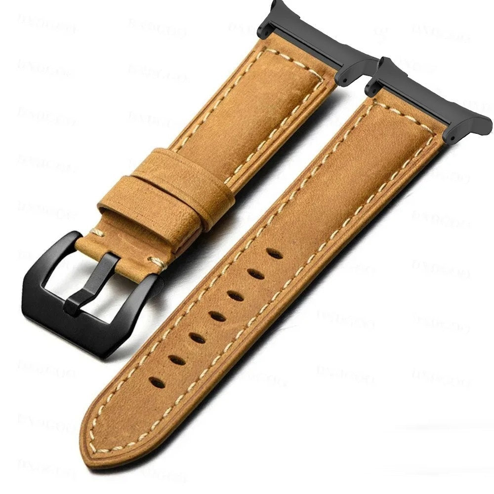 Vintage Frosted Leather For Samsung Galaxy Watch