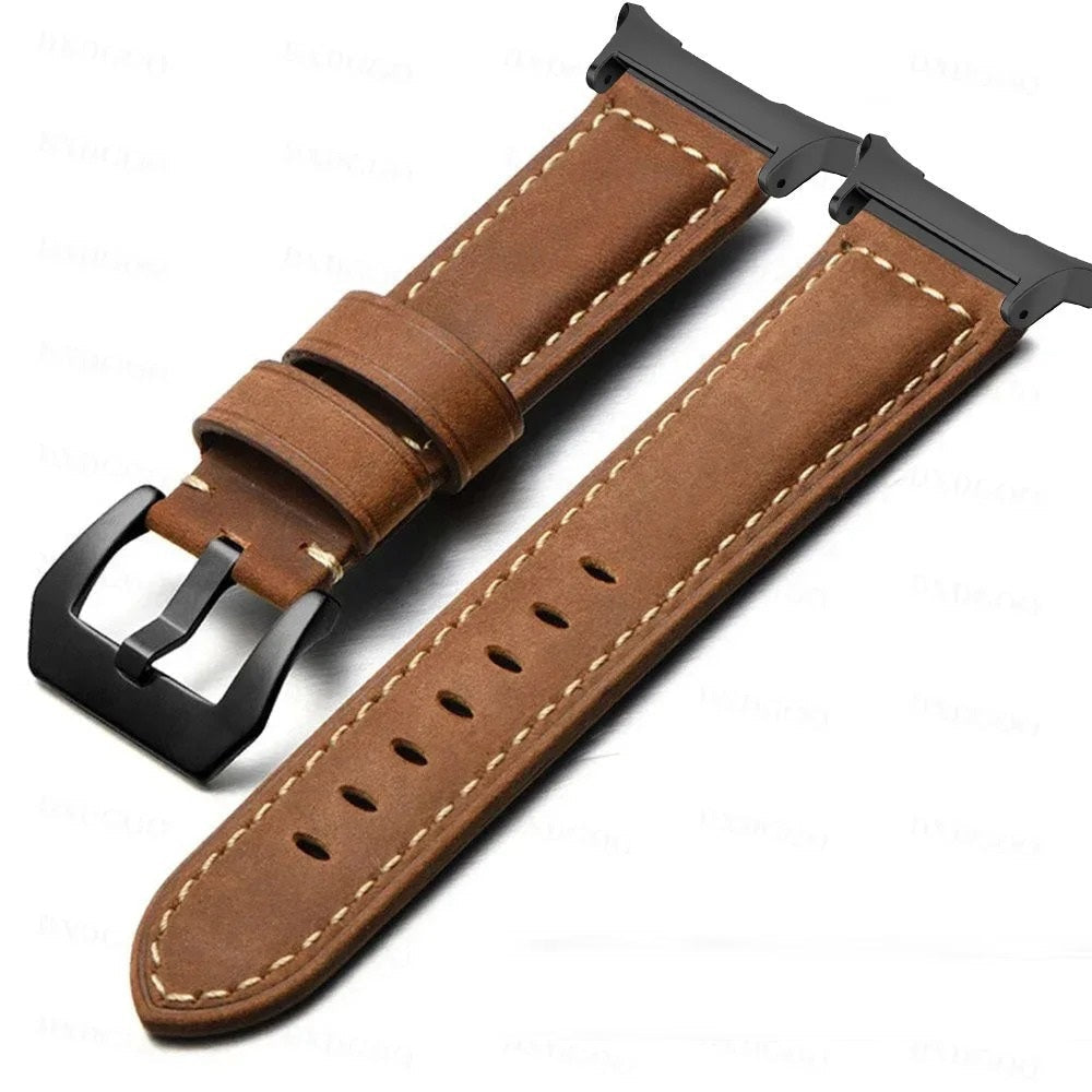 Vintage Frosted Leather For Samsung Galaxy Watch