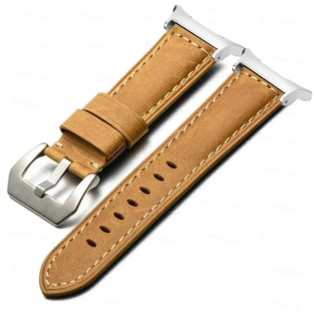 Vintage Frosted Leather For Samsung Galaxy Watch