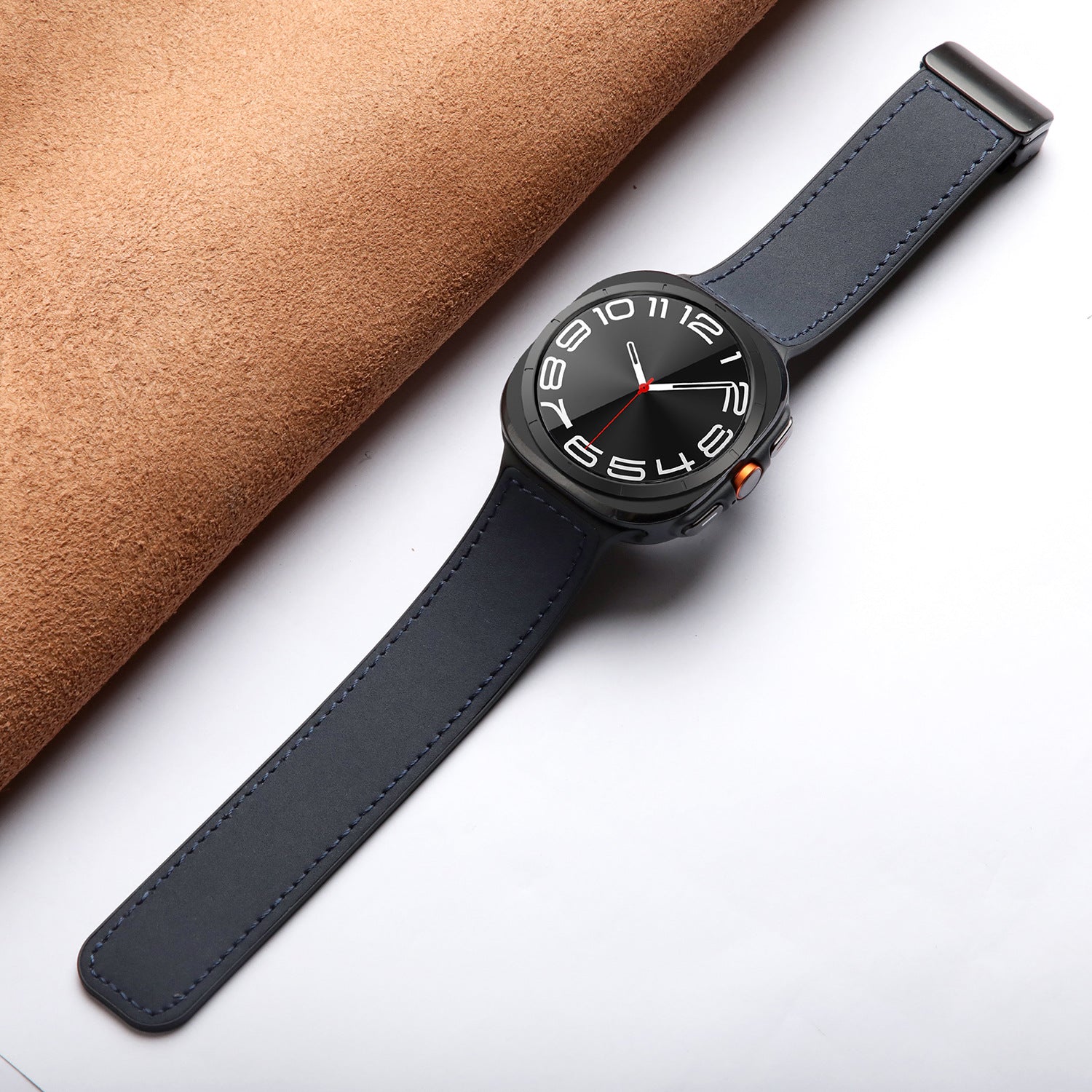 Silicone Magnetic Leather Strap For Samsung Samsung Galaxy Watch