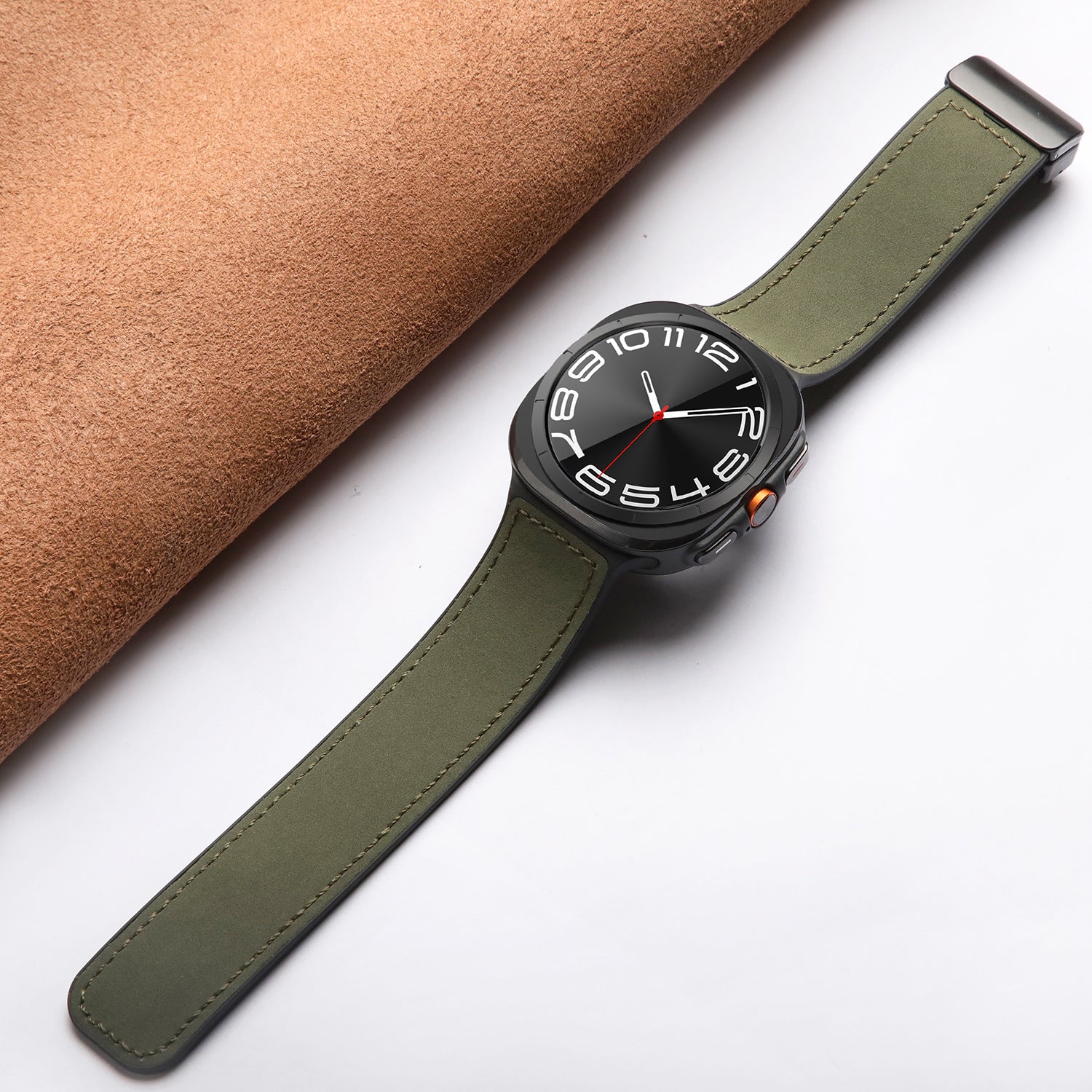 Silicone Magnetic Leather Strap For Samsung Samsung Galaxy Watch