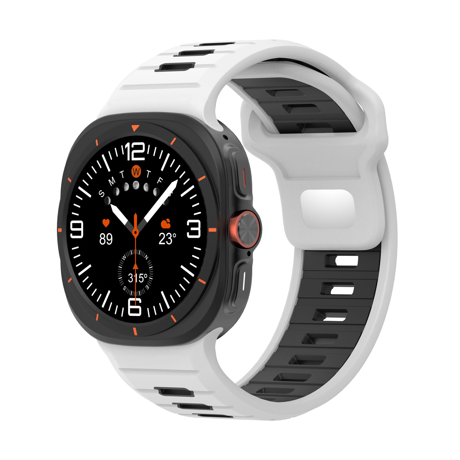 Silicone Sport Wrist Band Strap for Samsung Galaxy Galaxy Watch Ultra 47mm