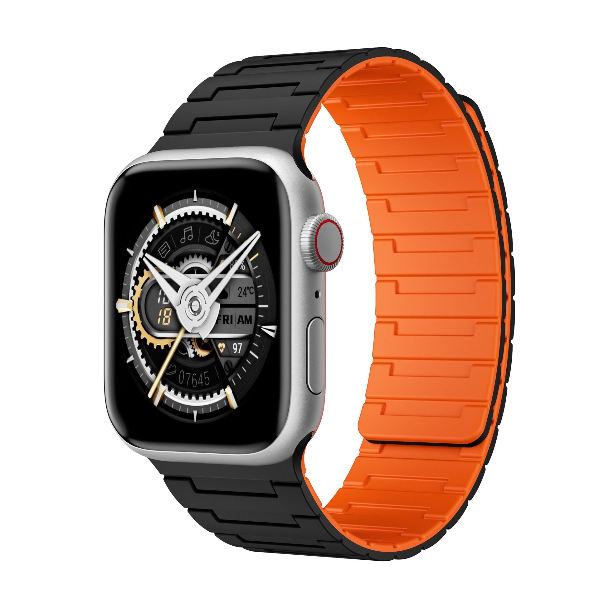 BG-N54 Silicone Magnetic Watch Strap For Apple Watch