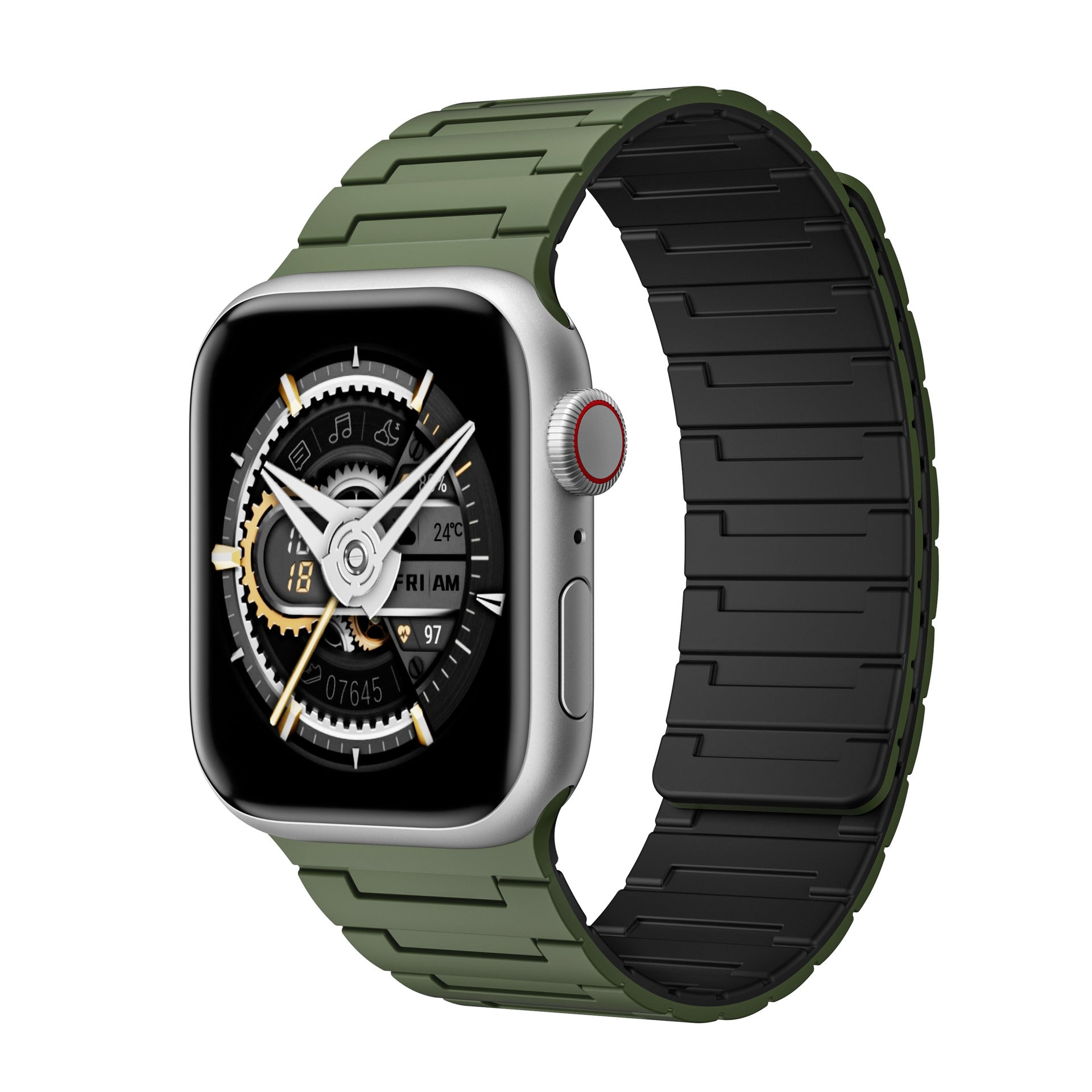 BG-N54 Silicone Magnetic Watch Strap For Apple Watch