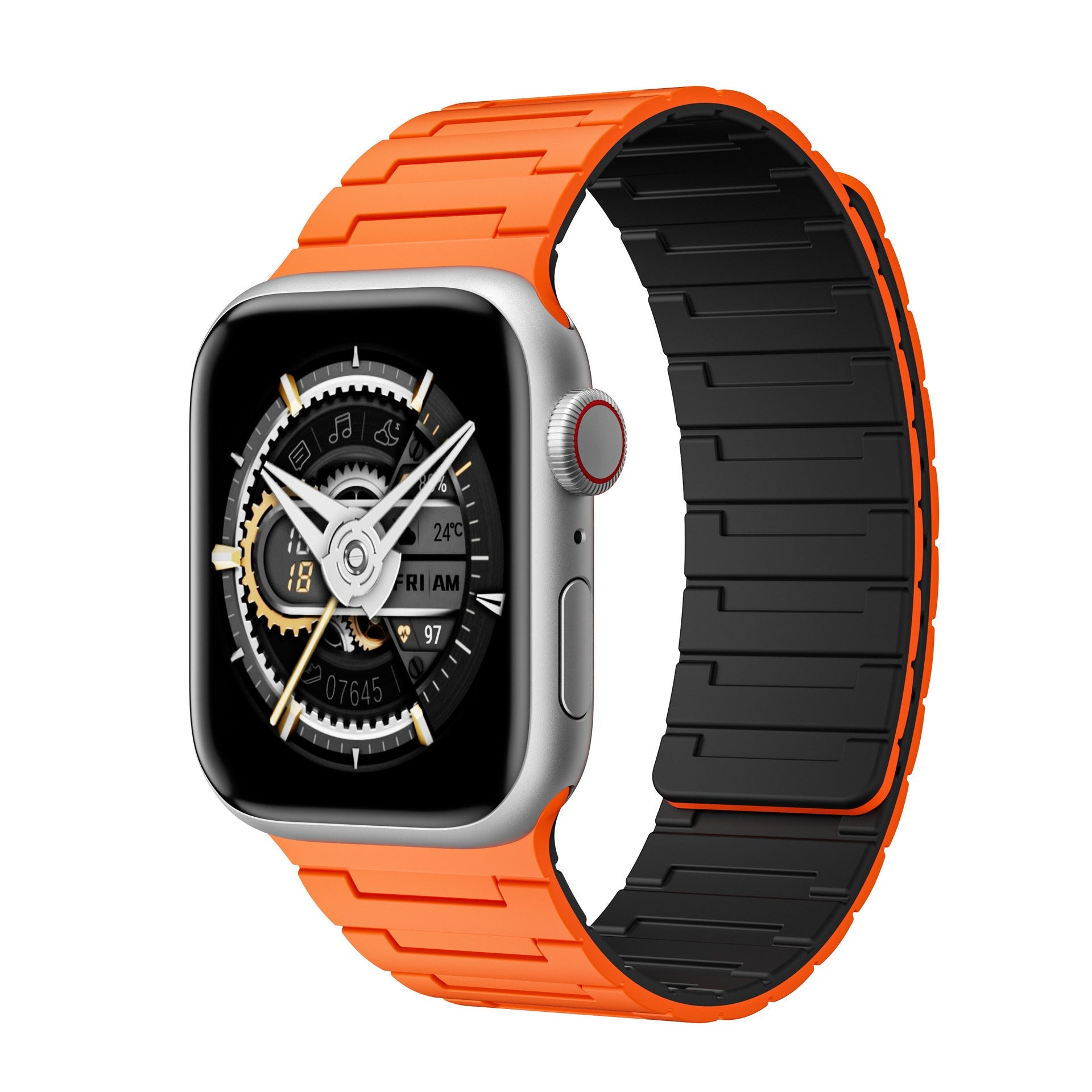 BG-N54 Silicone Magnetic Watch Strap For Apple Watch