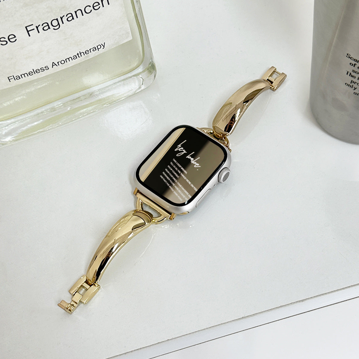 Simple Metal Bracelet For Apple Watch