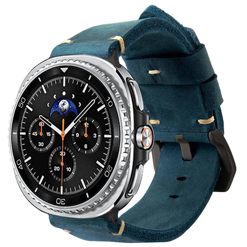 Vintage Leather Band For Samsung Galaxy Watch 8 Classic/Samsung Watch Ultra/ 8 /7/6 /5 Pro/5/4