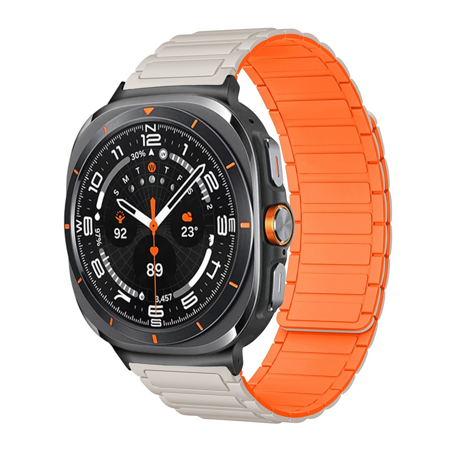 Sports Silicone Magnetic Band For Samsung Galaxy Watch/ Ultra/7/6/5/4