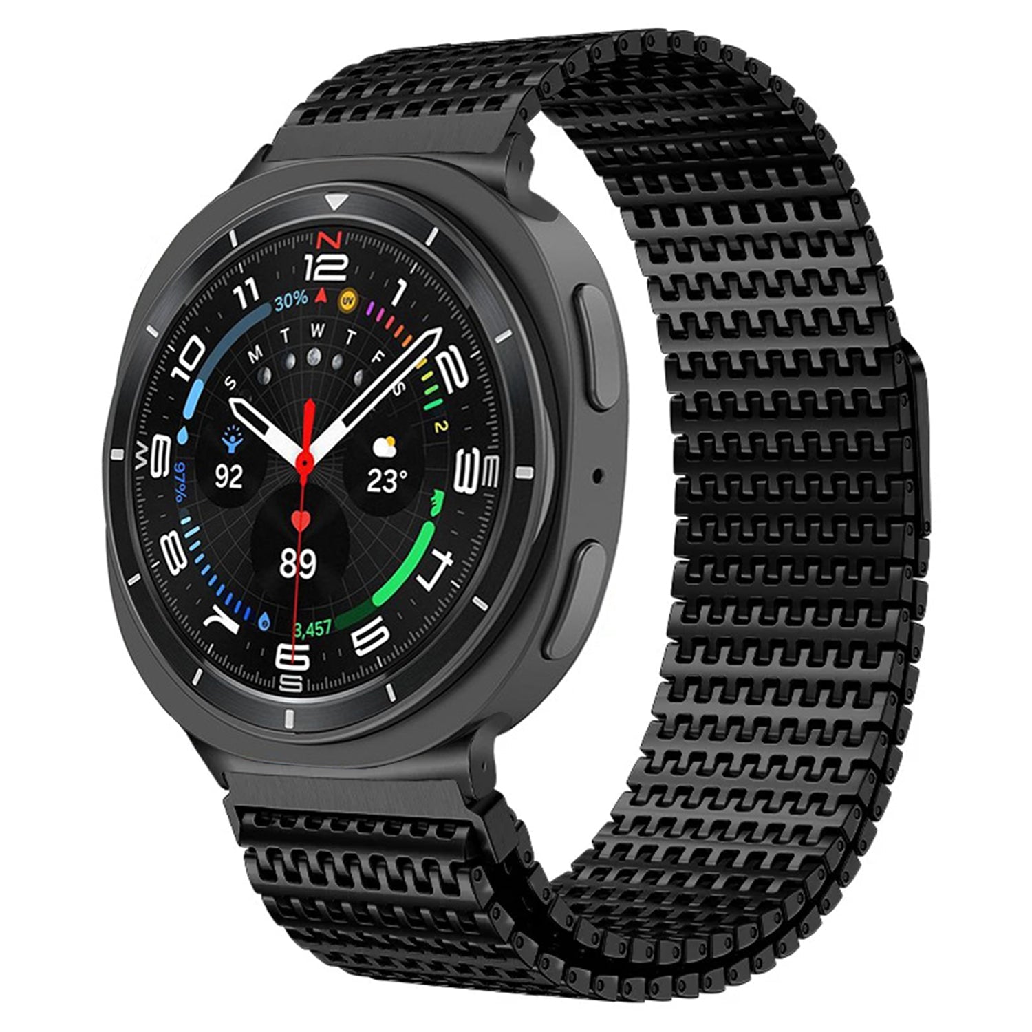 Designer Domino Stainless Steel Magnet Band ForGalaxy Watch Ultra/ Watch 8 / 8 Classic