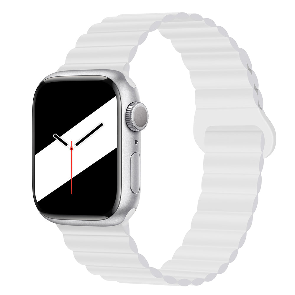 Magnetic silicone strap for Apple Watch