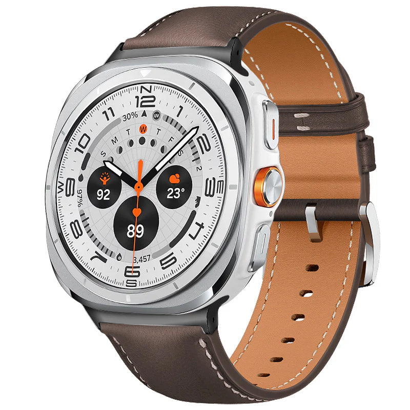 Business Genuine Leather Watch For Samsung Galaxy Watch