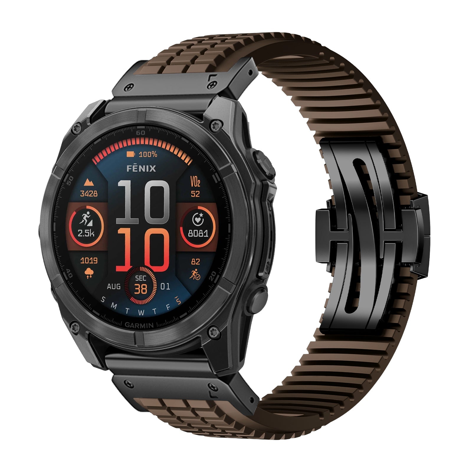 Cross-Country Fluororubber Strap Upgraded Version For Garmin