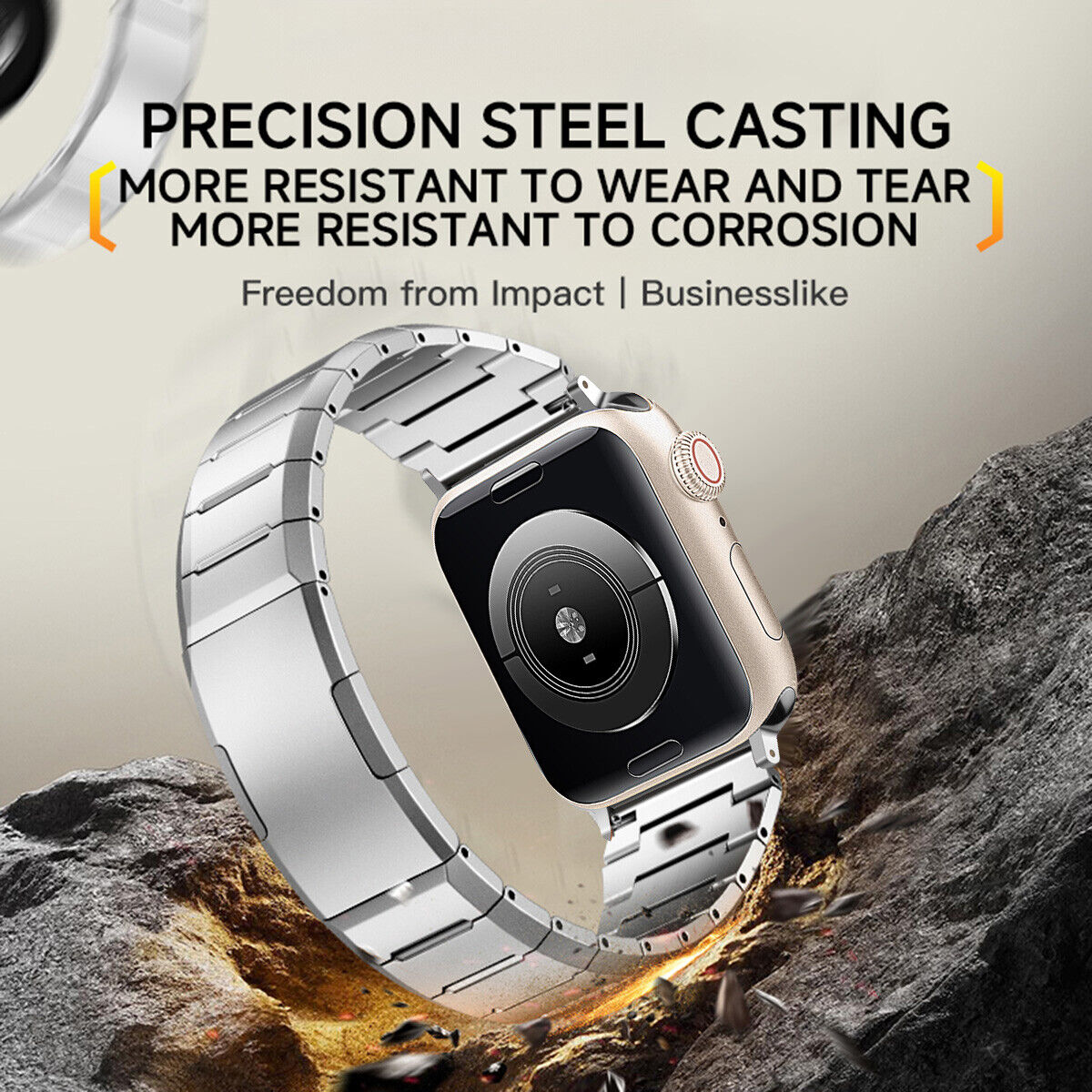 Luxury Stainless Steel Band For Apple Watch