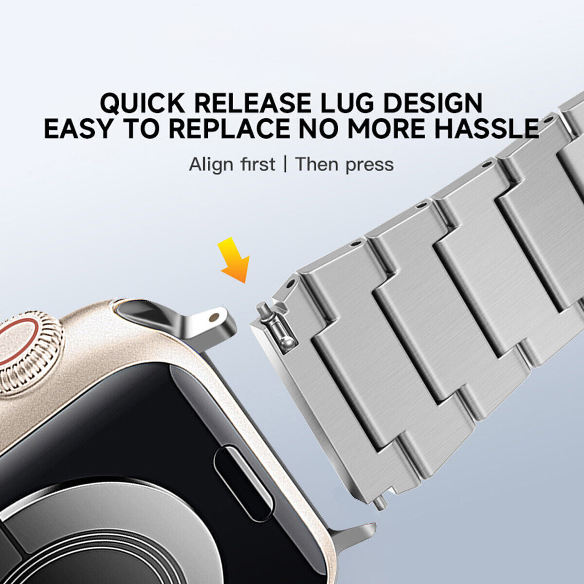 Luxury Stainless Steel Band For Apple Watch