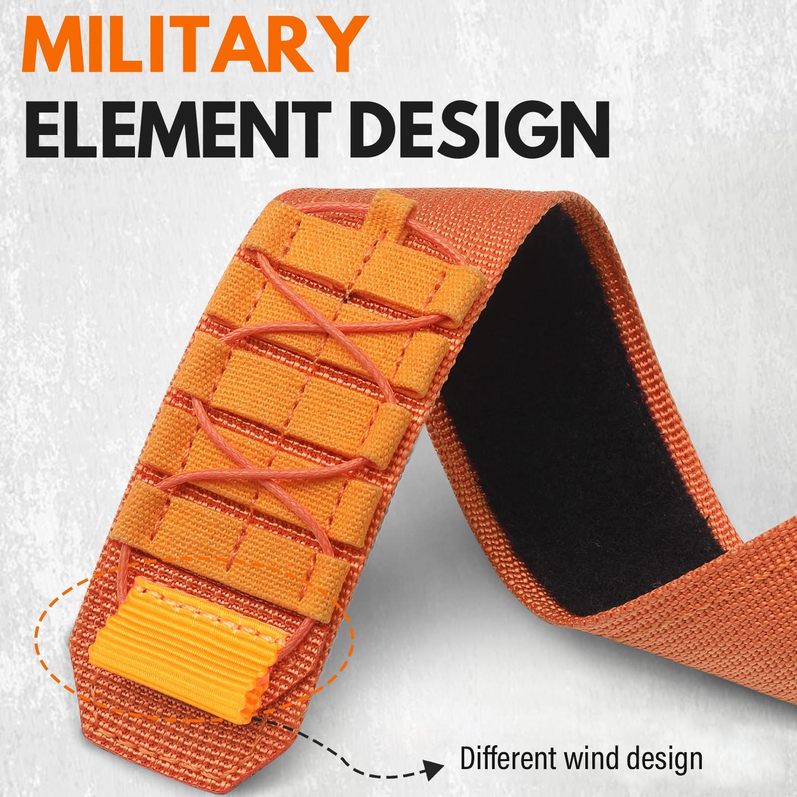 Nylon Loop Velcro Strap For Garmin-Lengthened Size